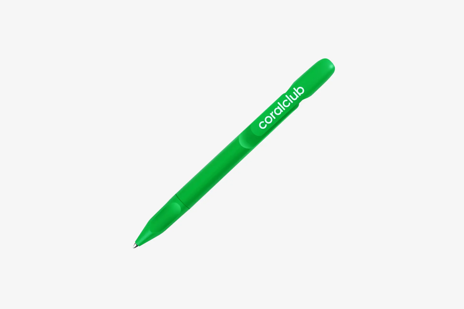 Recycled plastic pen coralclub