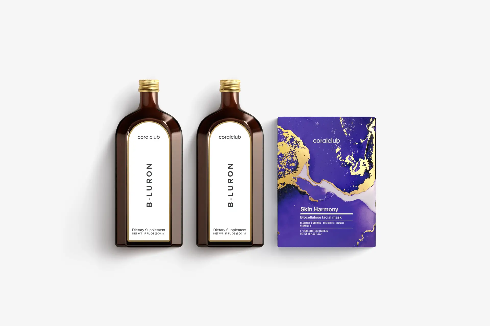 B-Luron + Skin Harmony Biocellulose Facial Mask (5 bustine)
