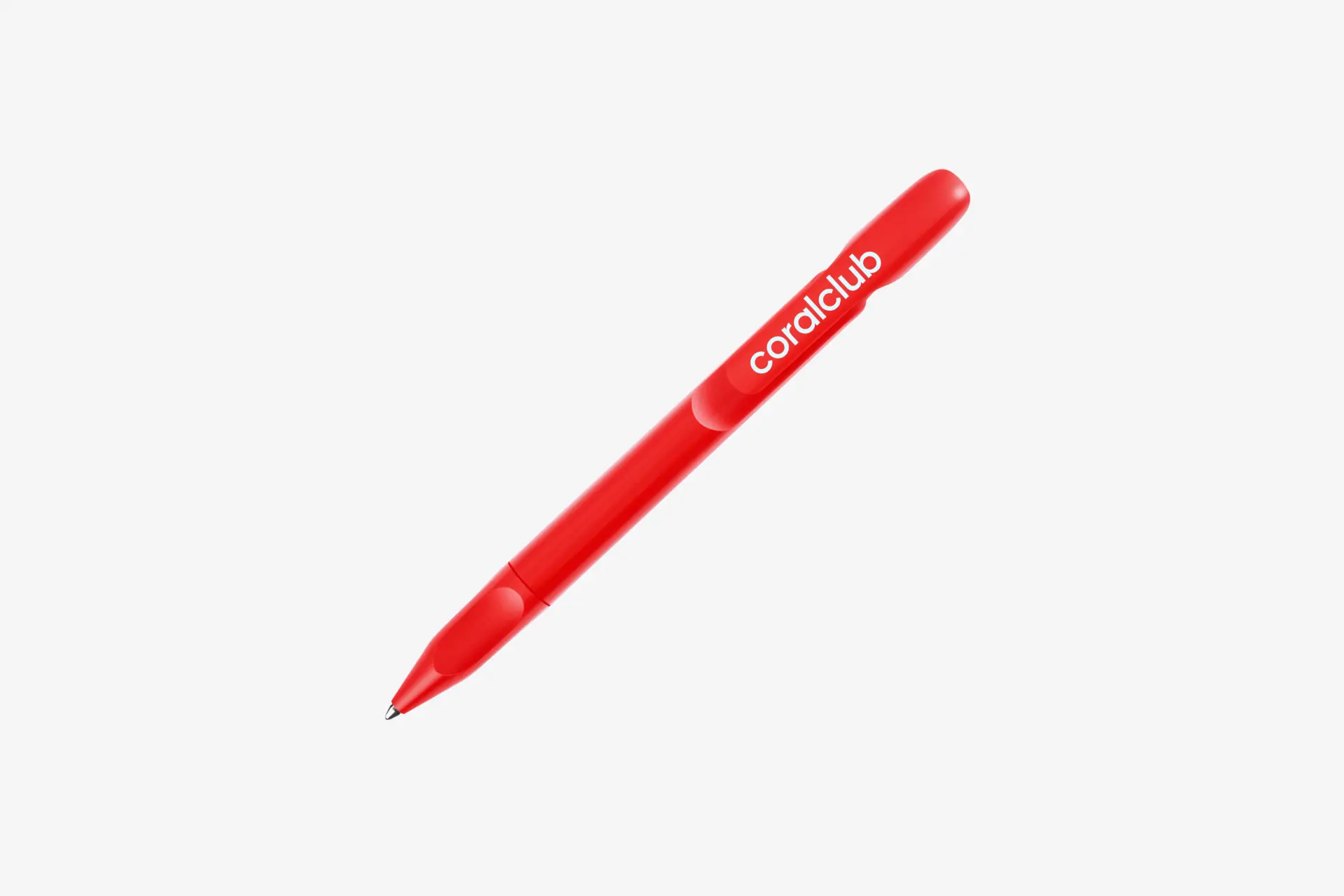 Recycled plastic pen coralclub