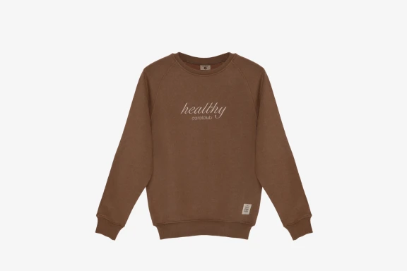 Felpa unisex, marrone